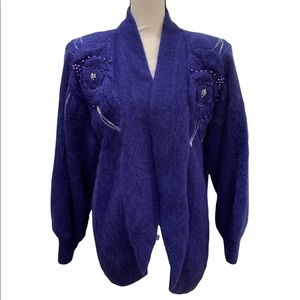 Vintage Vanesha fuzzy high quality Angora 80’s sweater size M